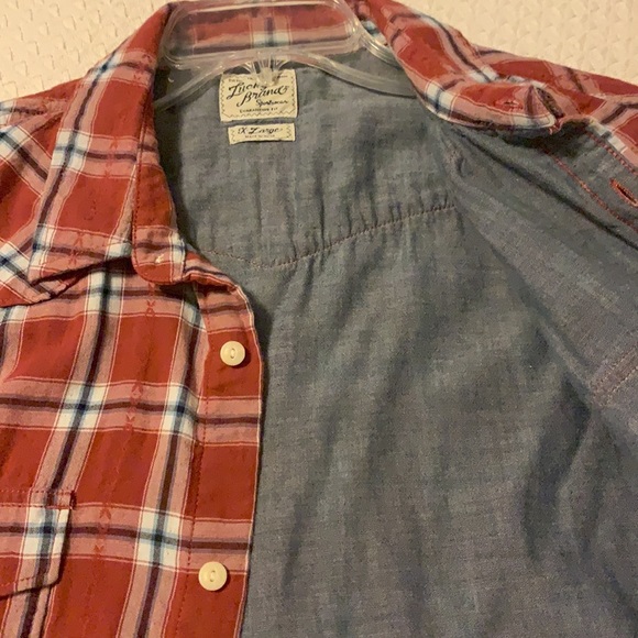 Men’s Lucky Brand button up shirt size XL - Picture 7 of 8